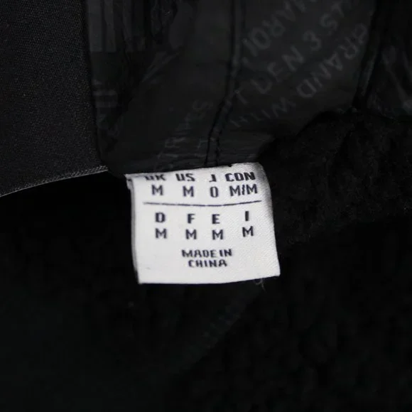 Adidas x Alexander Wang Jacket Men's M Black L/S Reversible "Packaging Paper" - Picture 9 of 13